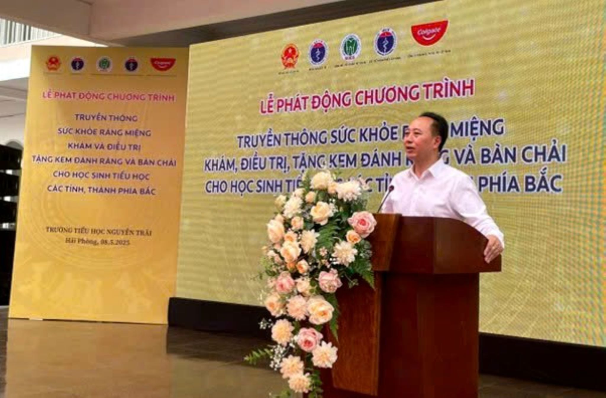 PGS.TS. Trần Cao Bính - Giám đốc Bệnh viện phát biểu tại lễ phát động chương trình